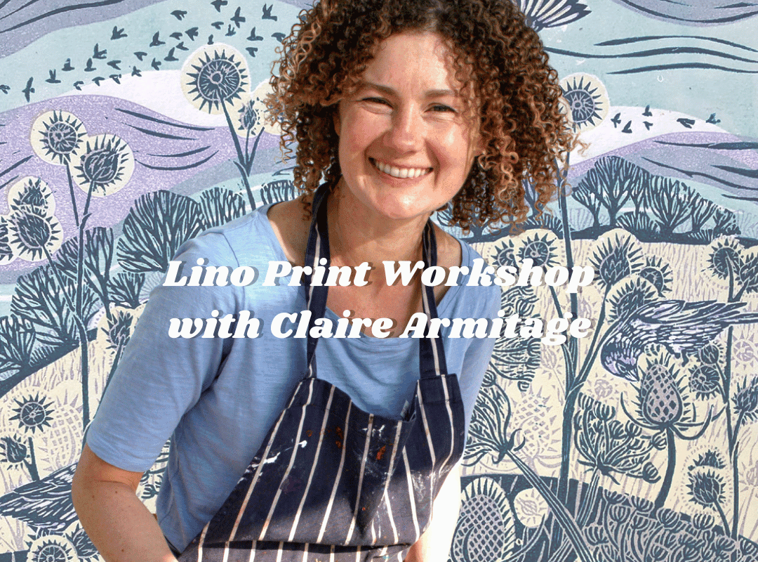 Lino Print Workshop with Claire Armitage at The Eco Park