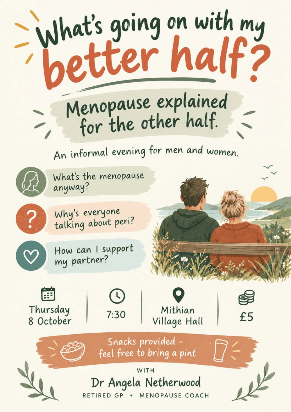 What's going on with my better half? Menopause explained for the other half.