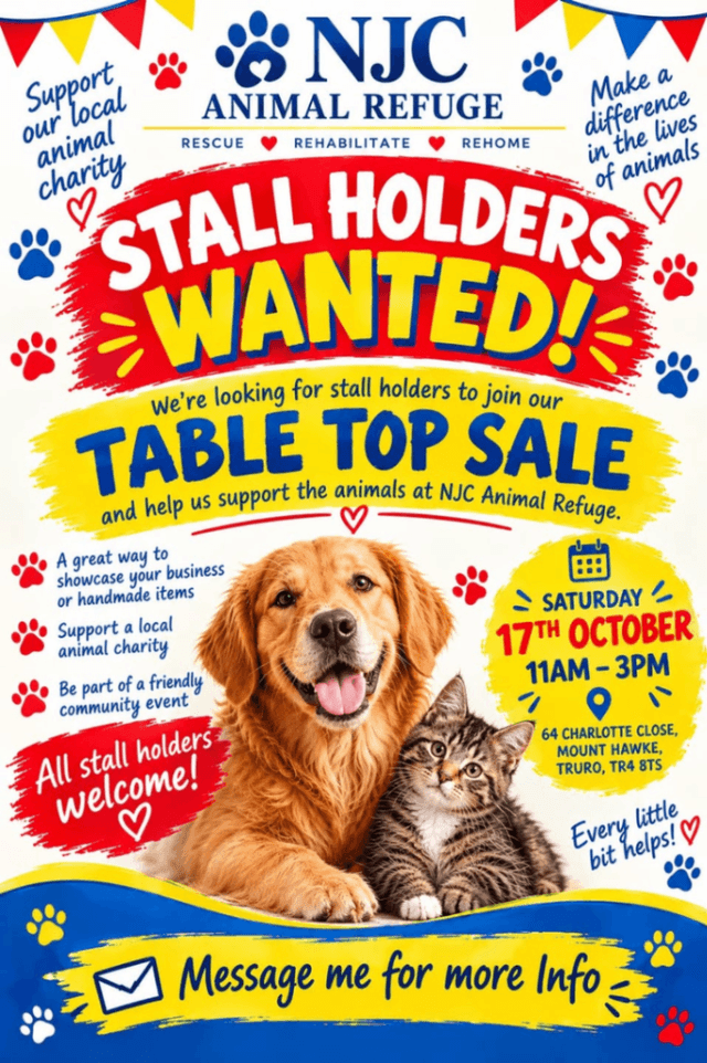 Banner image for NJC Animal Refuge Table Top Sale