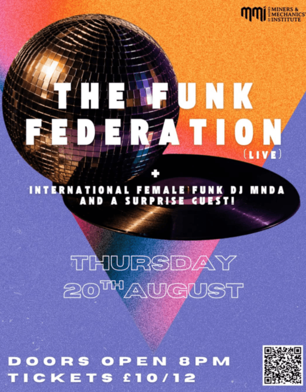 Poster for MMI Music presents: A Night of Funk with The Funk Federation!