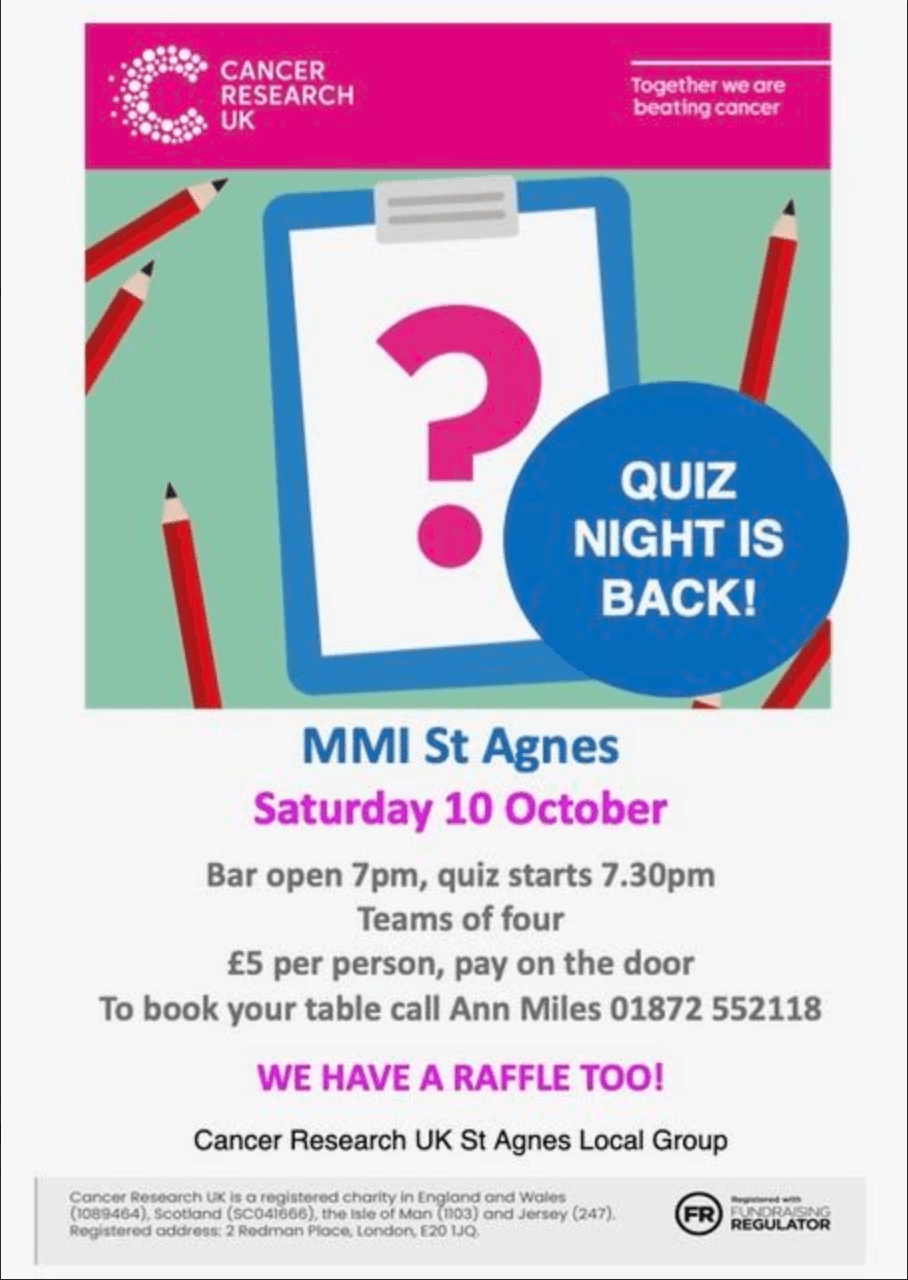 Cancer Research UK Quiz Night