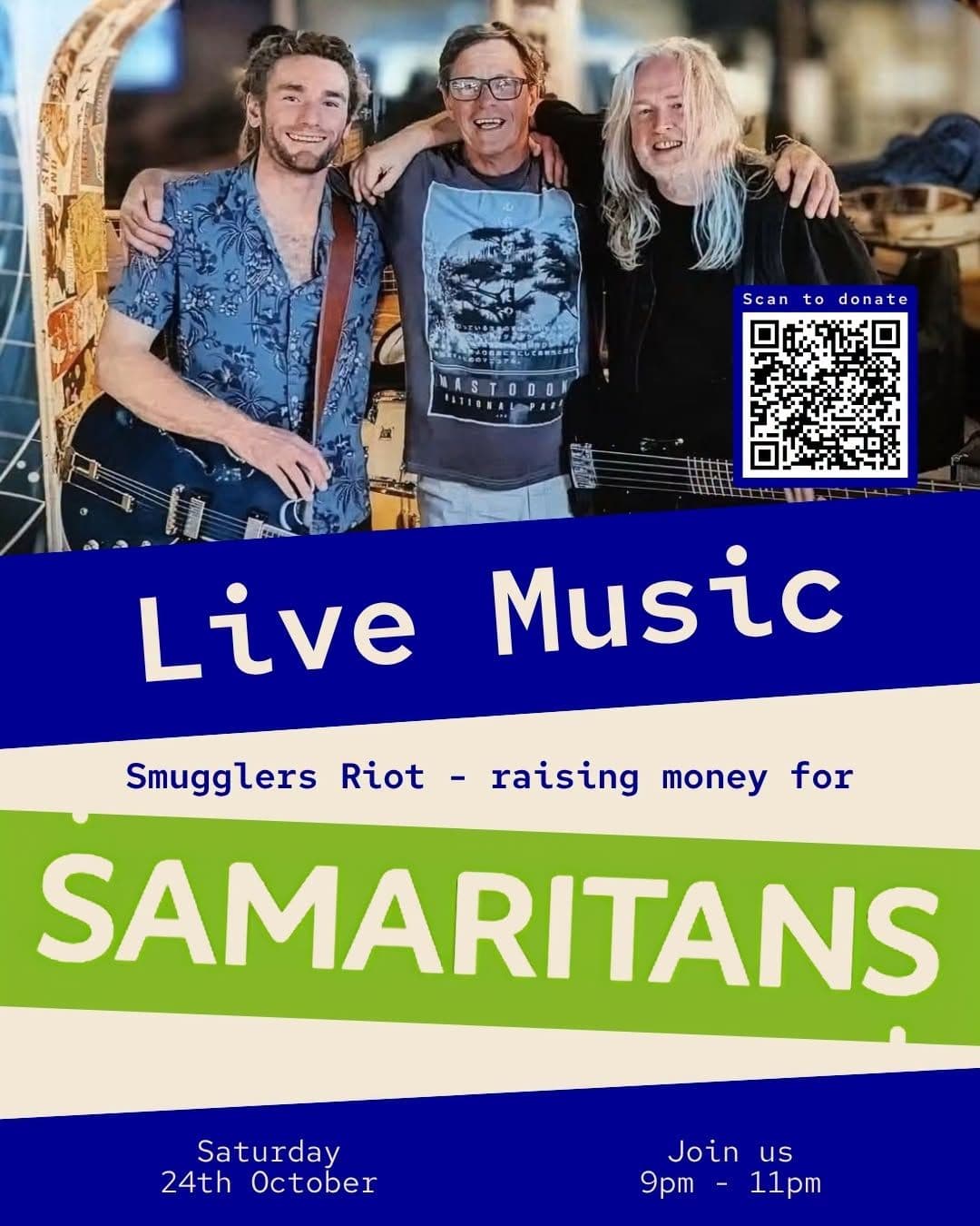 Smugglers Riot Live for Samaritans