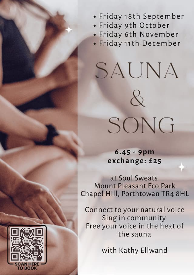 Banner image for ✨ SAUNA & SONG — AUTUMN / WINTER SERIES ✨