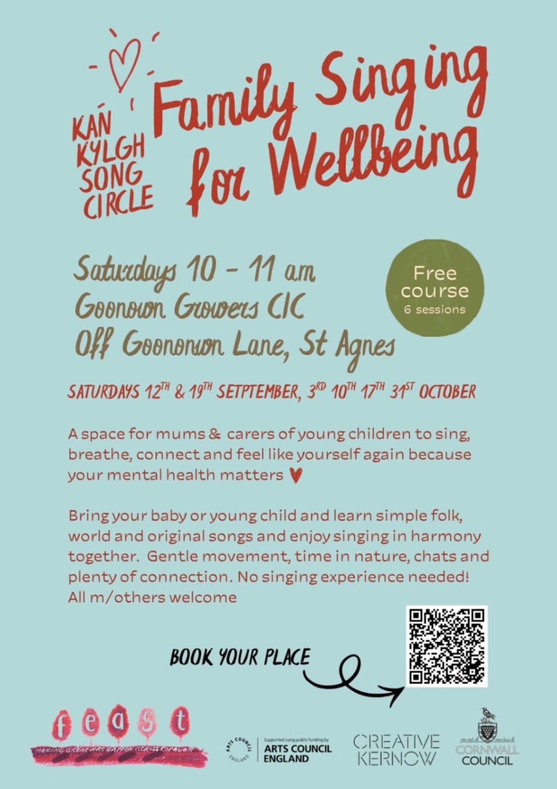 Family singing for wellbeing