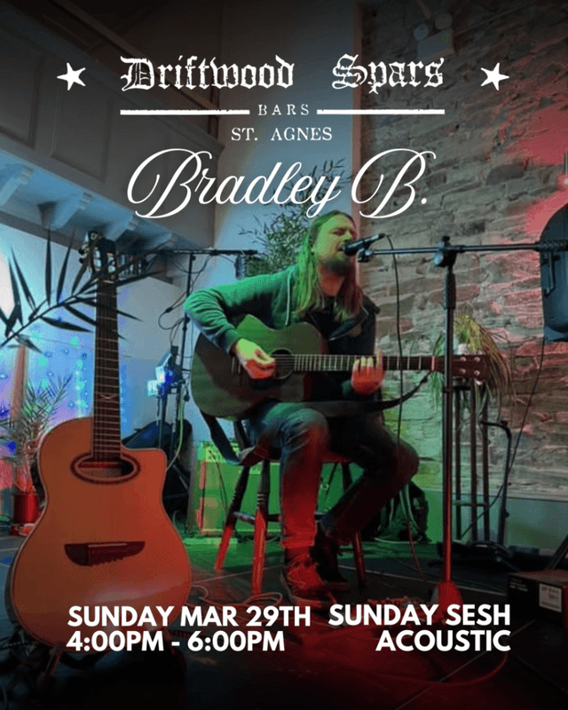 Banner image for Bradley B - Sunday Sessions at the Driftwood Spars
