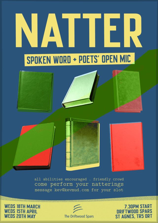 Banner image for Natter - Spoken word and poetry open mic